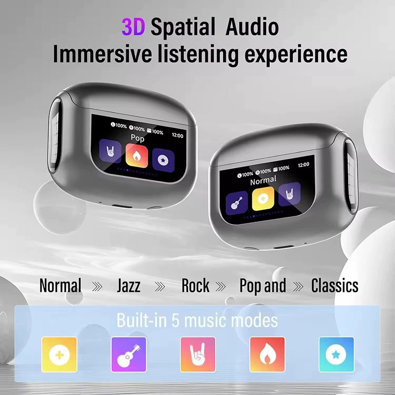 HE076D TWS Wireless Earbuds ANC Earbuds - Image 6