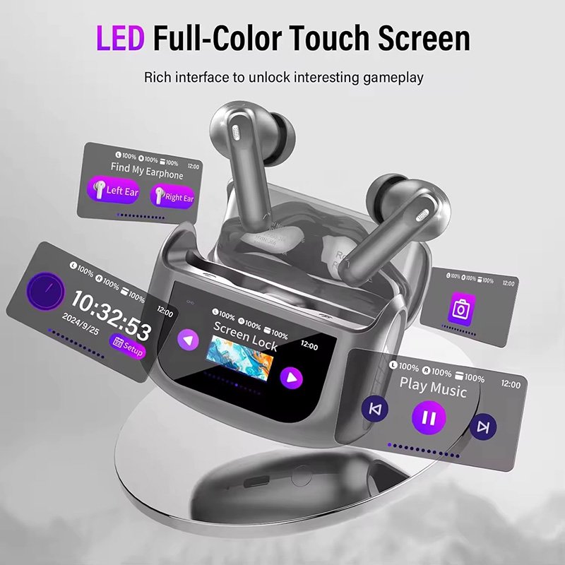 HE076D TWS Wireless Earbuds ANC Earbuds - Image 7